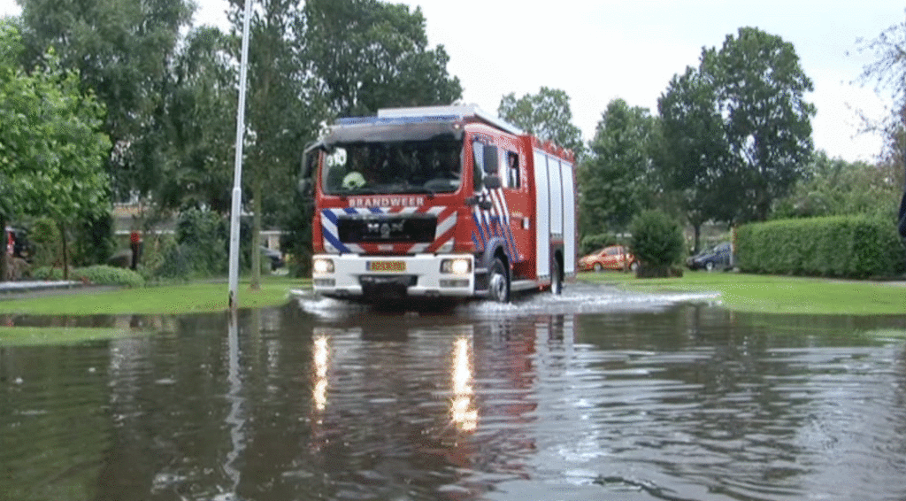 Wateroverlast in Jacob Catsstraat